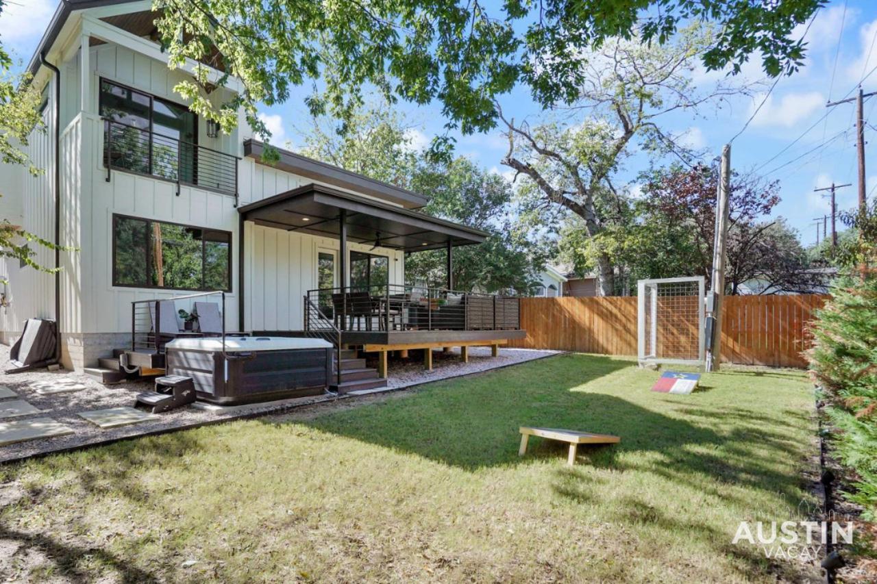 Luxurious Modernism With Private Hot Tub And Garage Villa Austin Exterior photo