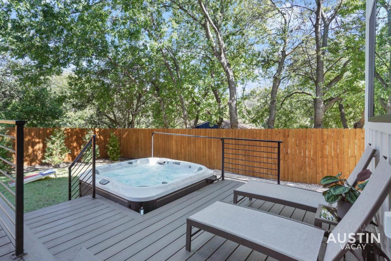 Luxurious Modernism With Private Hot Tub And Garage Villa Austin Exterior photo