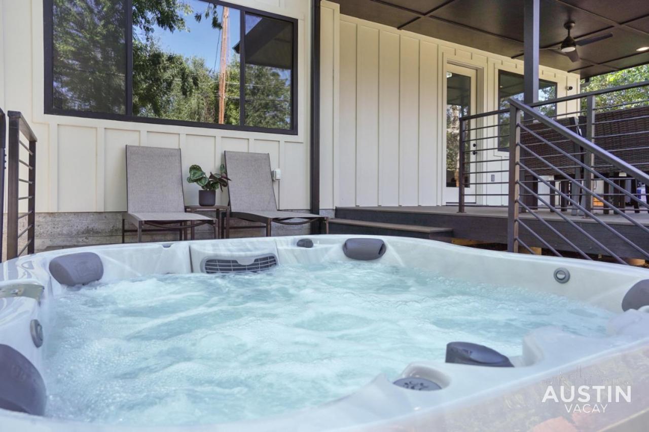 Luxurious Modernism With Private Hot Tub And Garage Villa Austin Exterior photo
